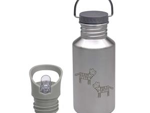 Lassig Drinking bottle stainles steel tijger